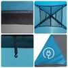 vidaXL Family Tent Dome 6-Person Blue Waterproof