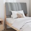 vidaXL Upholstered Headboard Light Grey 100 cm Solid Pine Wood