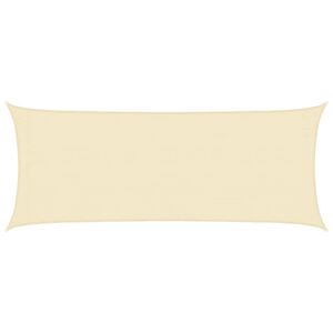 vidaXL Sunshade Sail 160 g/m&sup2; Cream 2x4.5 m HDPE