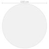 vidaXL Table Protector Transparent Ø 110 cm 1.6 mm PVC