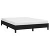 vidaXL Bed Frame without Mattress Black 135x190 cm Double Double Fabric