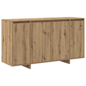 vidaXL Sideboard Artisan Oak 135 x 41 x 75 cm Engineered Wood
