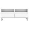 vidaXL TV Cabinet White 100x34.5x44.5 cm Engineered Wood