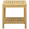vidaXL Side Table Oil Natural 45 x 45 x 45 cm Solid Acacia Wood