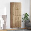 vidaXL Highboard Artisan Oak 69.5 x 34 x 180 cm Engineered Wood