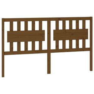 vidaXL Bed Headboard Honey Brown 155.5x4x100 cm Solid Wood Pine