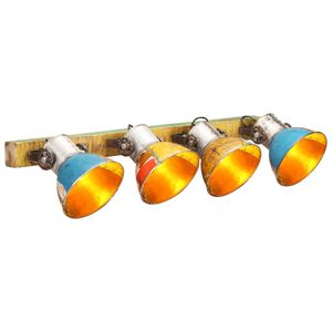 vidaXL Industrial Wall Lamp Multicolour 90x25 cm E27