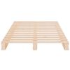 vidaXL Pallet Bed without Mattress 90x200 cm Solid Wood