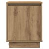 vidaXL Bedside Cabinet Artisan Oak 39 x 34.5 x 50 cm Engineered wood