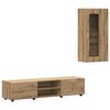 vidaXL TV Cabinet Set with Drawer FLORIN Artisan Oak Engineered Wood