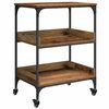 vidaXL Kitchen Trolley Old Wood 60 x 41 x 80.5 cm Engineered Wood