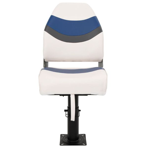 vidaXL 2 Piece Foldable Boat Seat Set High Backrest