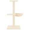 vidaXL Cat Tree with Sisal Scratching Posts Cream 72 cm