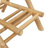 vidaXL 3 Piece Outdoor Bar Set Foldable Bamboo