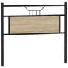 vidaXL Replace Headboard Sonoma Oak 107 cm Engineered Wood and Steel