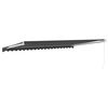 vidaXL Retractable Awning Anthracite 5x3 m Fabric and Aluminium