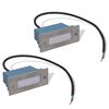 2 LED Recessed Stair Light 44 x 111 x 56 mm