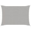 vidaXL Sunshade Sail Light Grey and White 3.5 x 4.5 m HDPE