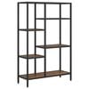 vidaXL Book Shelf 80x30x120 cm Steel and Engineered Wood
