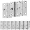vidaXL Hinge 12 pcs 54 x 34 x 5 mm Silver Steel