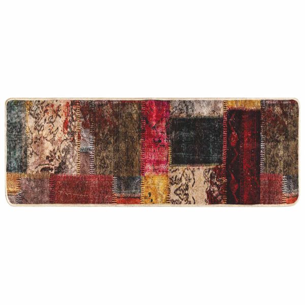 vidaXL Rug Runner MARSA Multicolour 350 x 100 cm Polyester and PVC