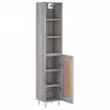 vidaXL Highboard Grey Sonoma 34.5x34x180 cm Engineered Wood