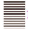 vidaXL Zebra blind 120.9x175 cm Fabric Width 116.7 cm coffee