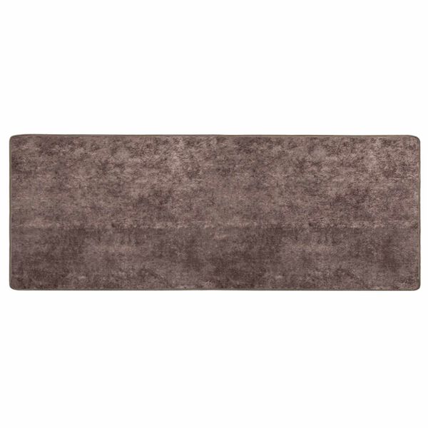 vidaXL Rug Runner MARSA Grey 250 x 100 cm Polyester and PVC
