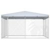 vidaXL Outdoor Dog Kennel with Roof 382x382x225 cm