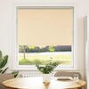 vidaXL Roller Blind Blackout Beige 95x175 cm Fabric Width 90.7 cm Polyester