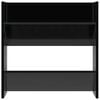vidaXL Wall Shoe Cabinets 4 pcs High Gloss Black 60x18x60 cm Engineered Wood