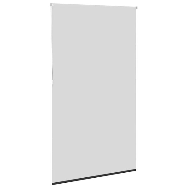 vidaXL Roller Blind Blackout Black 120x210 cm Fabric Width 116.6 cm Polyester