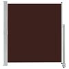 vidaXL Patio Retractable Side Awning 140 x 300 cm Brown