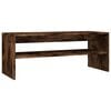 vidaXL Coffee Table Smoked Oak 100x40x40 cm Engineered Wood