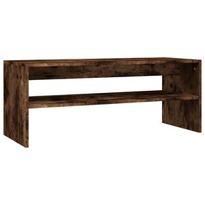 vidaXL Coffee Table Smoked Oak 100x40x40 cm Engineered Wood