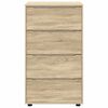 vidaXL Storage Cabinets 2 pcs Sonoma Oak 60 x 48 x 105 cm