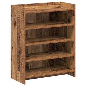 vidaXL Shoe Cabinet Old Wood 73.5 x 36 x 92 cm Engineered Wood