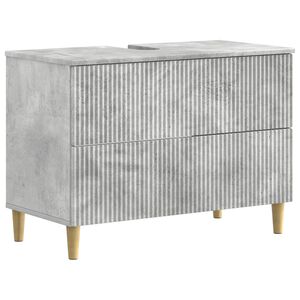 vidaXL Bathroom Sink Cabinet ARNHEM Concrete Grey 82 x 41x 59 cm