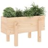 vidaXL Garden Planter 62x30x38 cm Solid Wood Pine