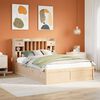 vidaXL Bed Frame without Mattress 140x190 cm Solid Wood Pine