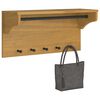 vidaXL Wall-mounted Coat Rack SANDNES 87x30x42 cm Solid Wood Pine