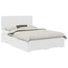 vidaXL Bed Frame with Drawer White 140 x 190 cm Engineered Wood