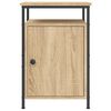 vidaXL Bedside Cabinet Sonoma Oak 40x42x60 cm Engineered Wood