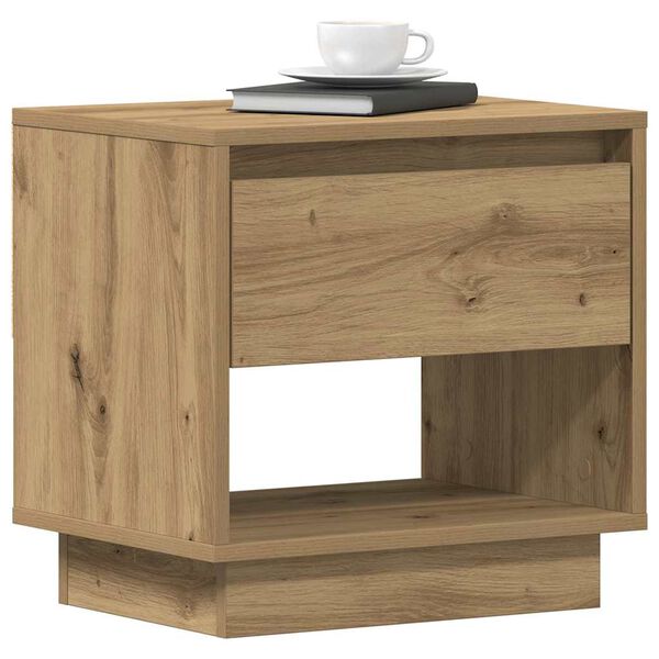 vidaXL Nightstand Artisan Oak 45 x 34 x 44 cm Engineered Wood