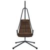 vidaXL Hanging Egg Chair Folding Coffee 94 x 107 x 196.5 cm Steel