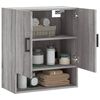 vidaXL Wall Cabinet Grey Sonoma 60x31x70 cm Engineered Wood