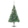 vidaXL Artificial Pre-lit Christmas Tree with Ball Set 120cm 230 Branches
