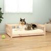vidaXL Dog Bed 95.5 x 65.5 x 28 cm Natural
