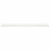 vidaXL Floating Shelf Wall-mounted 4 pcs White 100 x 18 x 2.5 cm Steel