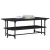 vidaXL Coffee Table Black 100x50x40 cm Engineered Wood